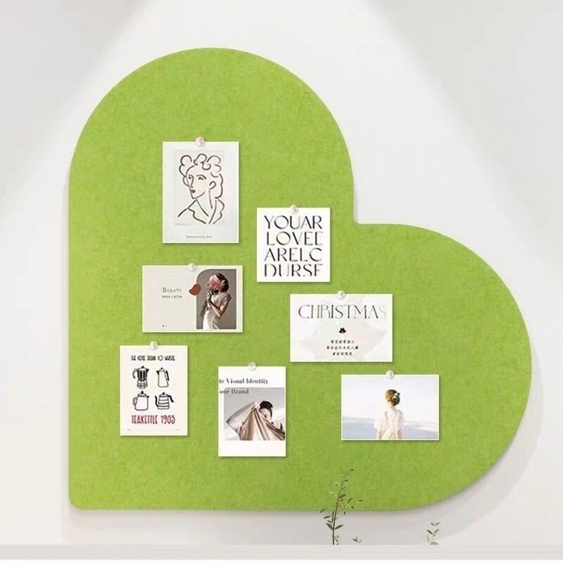 Heart-Shaped Felt Wall Stickers, Photo Wall Background Board, Felt Board Bulletin Board, Can Be Used as Photo Wall, Desktop Decoration Board Heart-Shaped Felt Wall Stickers, Photo Wall Background Board, Felt Board Bulletin Board, Can Be Used as Photo Wall, Desktop Decoration Board
