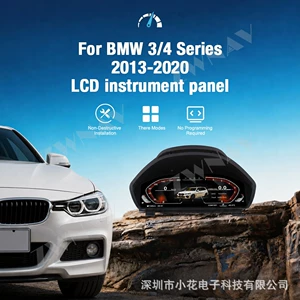 2013-2020 BMW 3 seriyası üçün tam LCD cihaz paneli, odometr