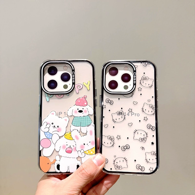 Совместимый с iPhone 17 чехол для телефона с мультяшным рисунком, защитный чехол, iPhone 16, iPhone14 Pro, 17примакс