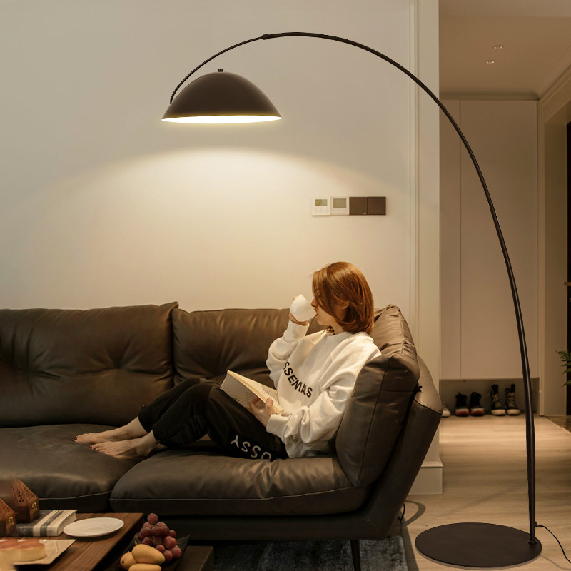 Floor Lamp Living Room Sofa Lamp Instagram Style LED Fishing Lamp Nordic Creative Minimalist Luxury Design Sense Standing Table Lamp