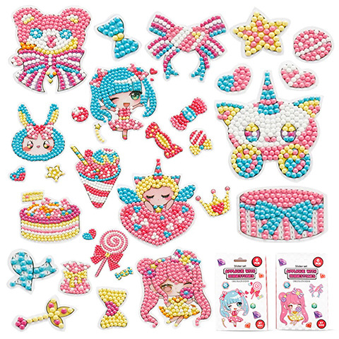 154156 캔디 걸 조합 12 스티커