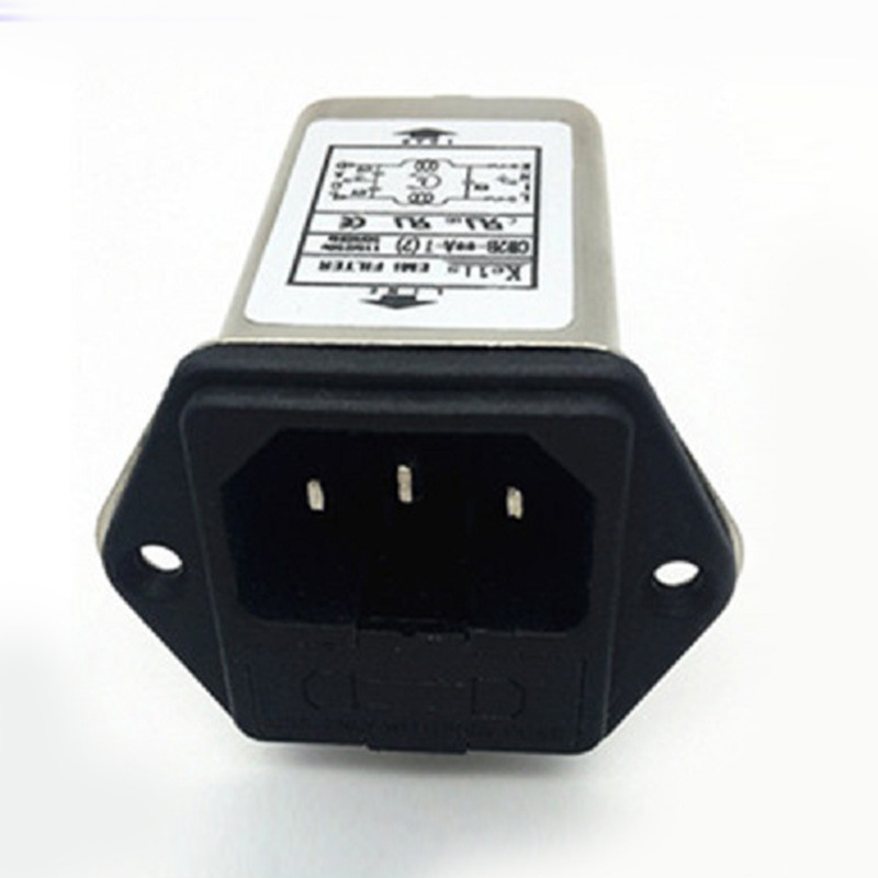 (2개) 전원 필터 KEILS 소켓 퓨즈 3 상 3 선 수동 필터 구성 요소 소켓 필터