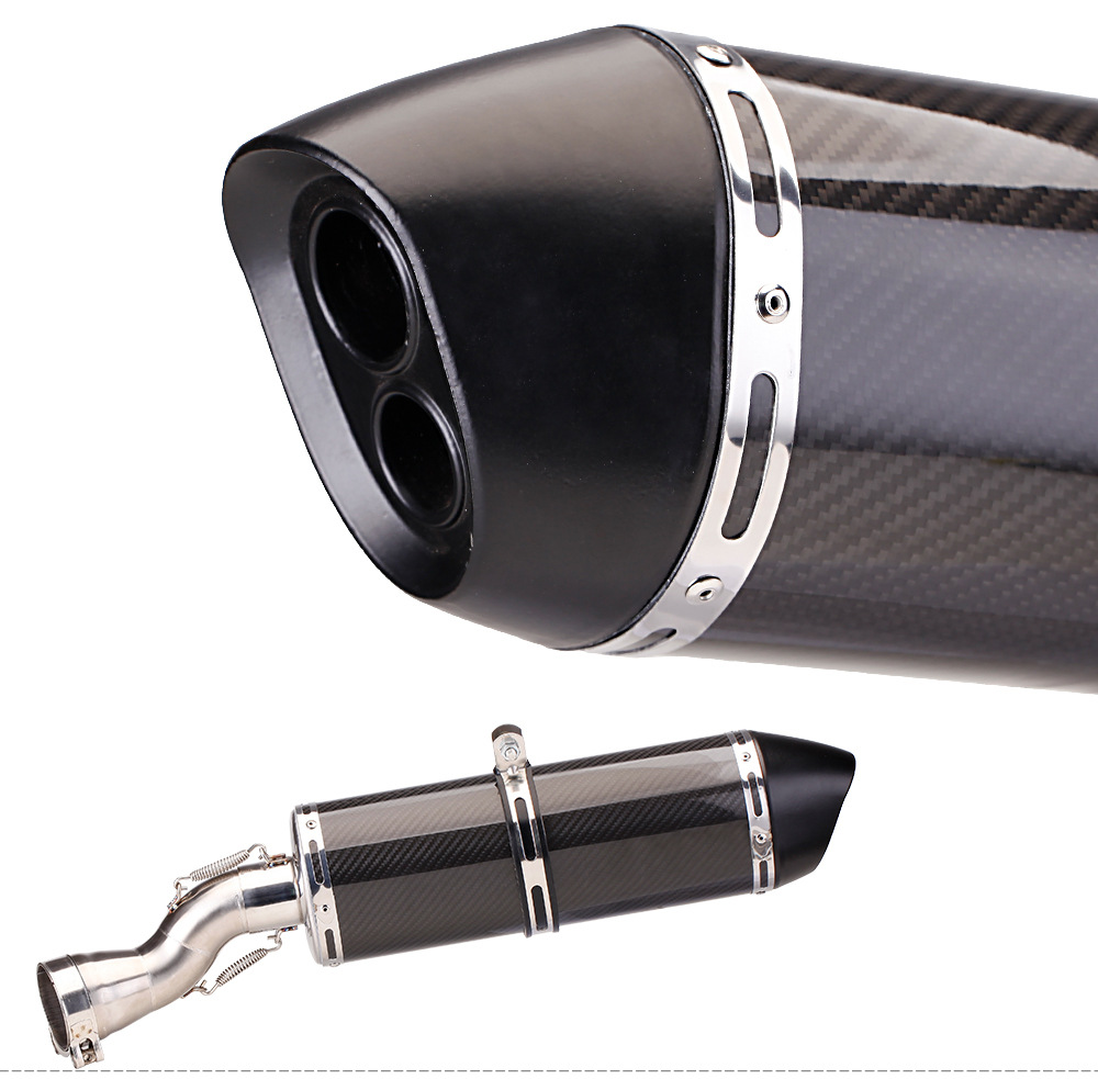 Suitable for BMW motorcycle R1200GS ADV middle exhaust pipe modified tail full carbon fiber ARROW exhaust