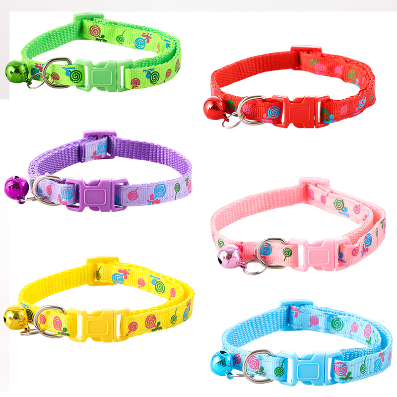 1.0 Lollipop collar gatos mascotas perros collar campanas collar perros collar perros collar