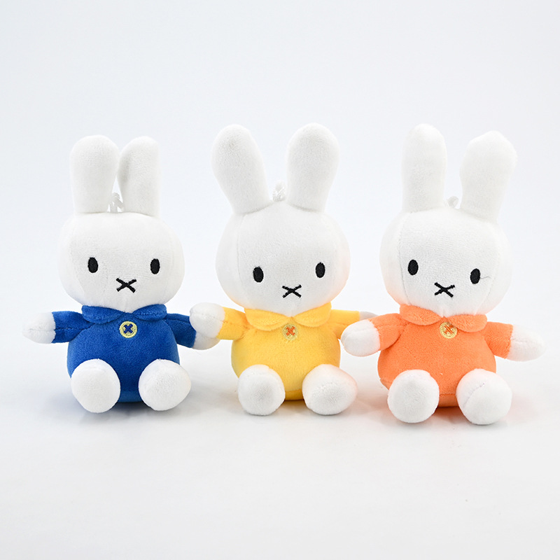 Cartoon Cute Miffy Dress Girl Rabbit Bag Pendant Plush Toy Amusement Park Claw Machine Gift