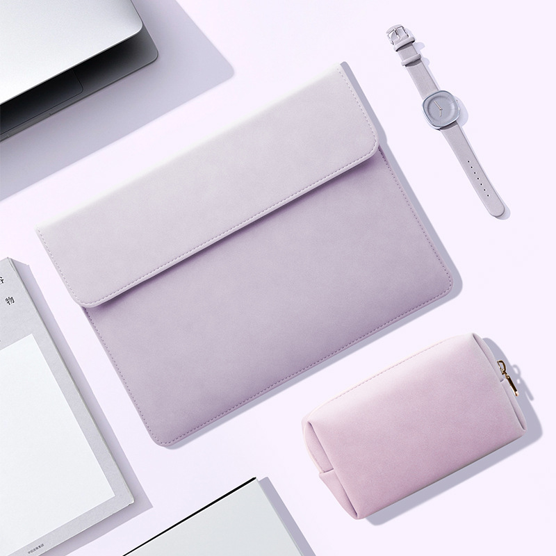 MacBookパソコンの中の大胆な包みはアップルのファーウェイを適用してノートの保護カバーの横のタイプの皮革のコンピュータの包みを連想します。|undefined