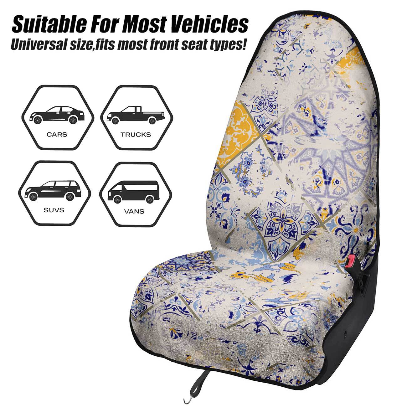 Car seat towel cover front seat protector suitable for gym and exercise, universal for all seasons, car use 76