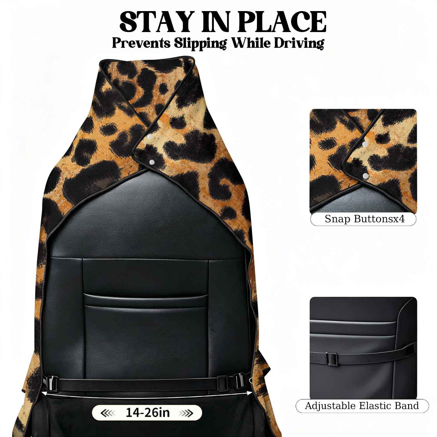 Printed bath towel and car seat cover 2-in-1, ultra-fine fiber outdoor beach and car dual-use universal seat cushion
