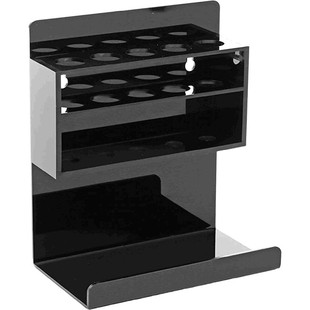 Transparent acrylic storage rack single-layer pen holder with holes pen holder removable stationery store household pen display stand