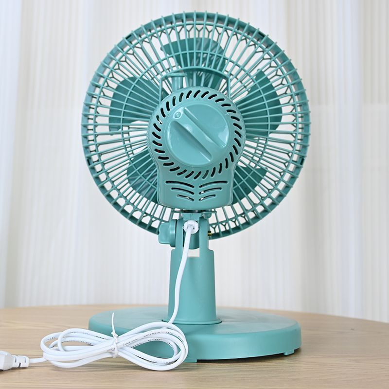 电风扇家用迷你小型摇头台扇学生宿舍办公室静音五叶式风扇大风力