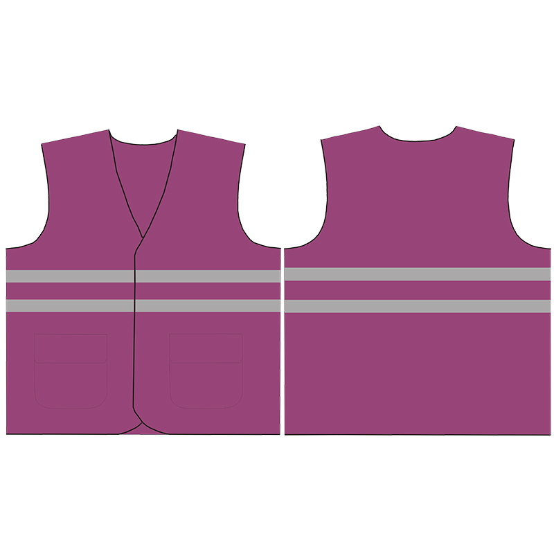 Clip de caballo de algodón rojo y amarillo chaleco reflectante eléctrico chaleco rojo jefe de trabajo guardián especial oficial de seguridad