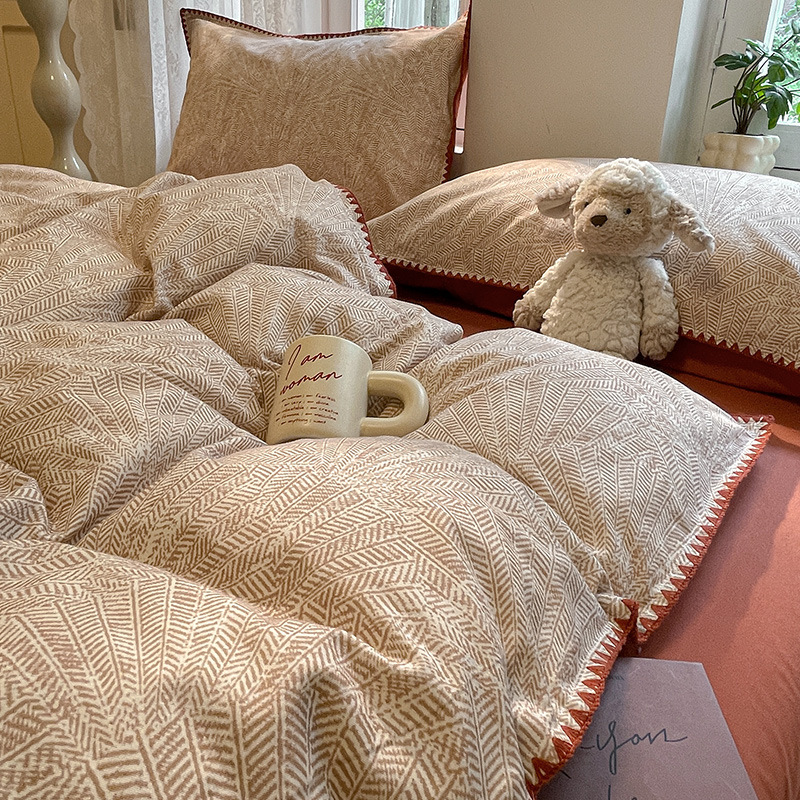 NAnchu coffee [clAss A shell edge thickened brushed]