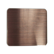 廠家直供不銹鋼彩色板 201 304不銹鋼紅古銅拉絲鍍銅板材工程板
