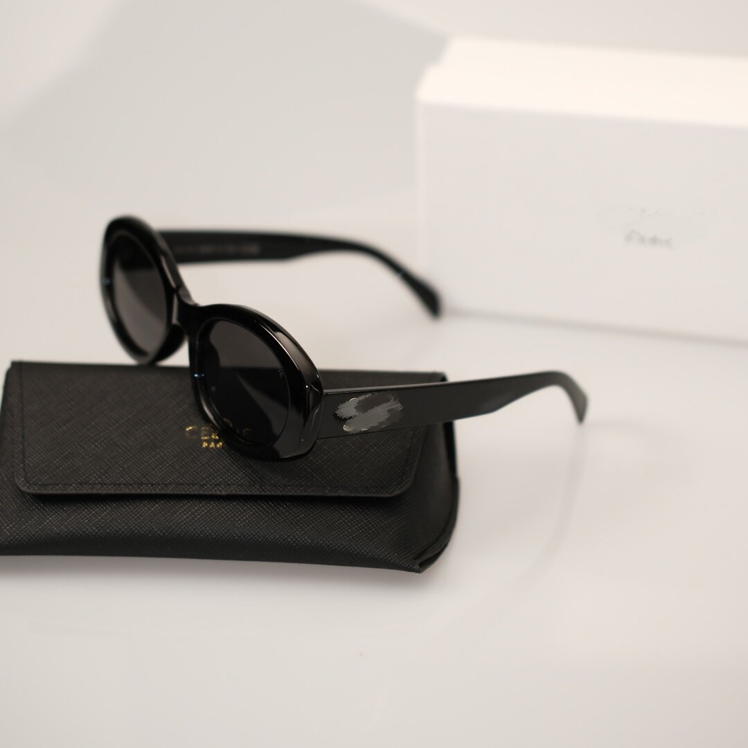 2023gm墨镜鞠婧祎同款圆脸显瘦小框墨镜复古辣妹高级感太阳眼镜男