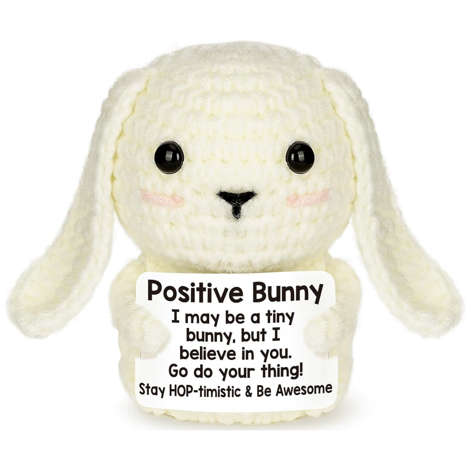 [Новые кросс-бортовые Positive Crochet Animals Bunny милый вязаный кролик декоративное изделие]