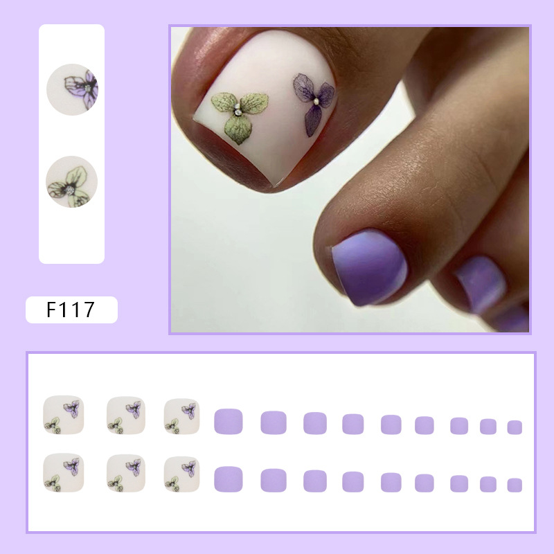 Sweet Pastoral Flower Plastic Nail Patches 1 Piece display picture 1