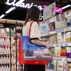 Non-woven bag gift bag clothing store bag shopping bag customizable laminated portable environmentally friendly shopping bag wholesale