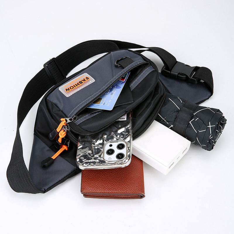 Bolso deportivo de ciclismo de gran capacidad, nuevo bolso de cambio de teléfono móvil anti-robo, bolso de pecho portátil al aire libre para hombres