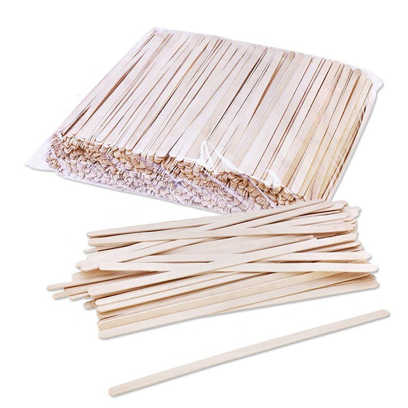 Barras de café desechables al por mayor 500 packs de madera multi-especificaciones batida
