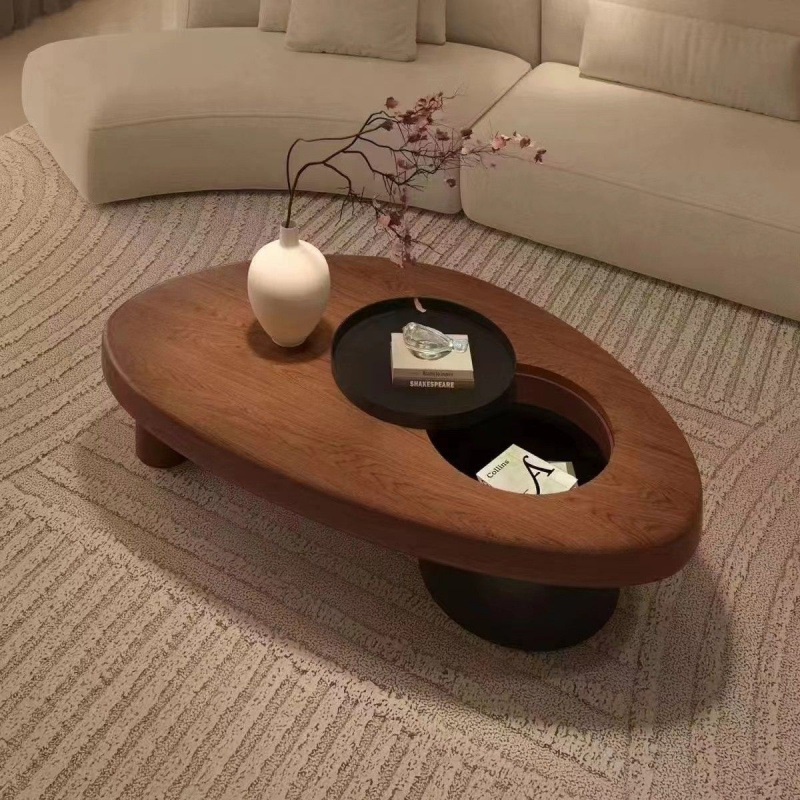 古风实木茶桌茶几客厅简约家用异形新款小户型创意原木|undefined