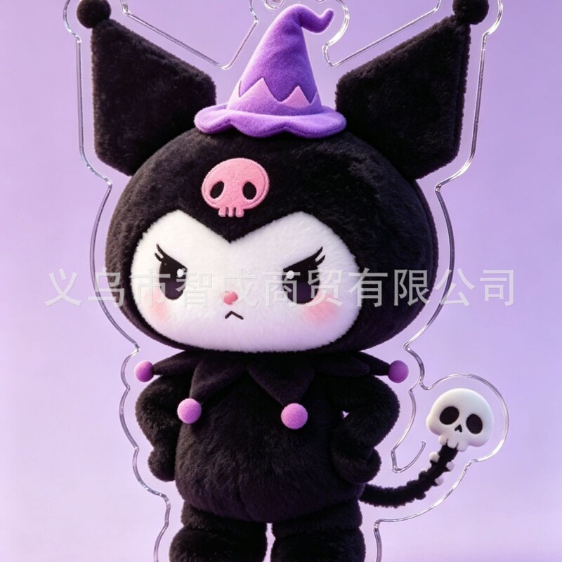 Sanrio Kuromi Acrylic Keychain Cute Dark Girl Cartoon Kuromi Backpack Pendant Sanrio Kuromi Acrylic Keychain Cute Dark Girl Cartoon Kuromi Backpack Pendant