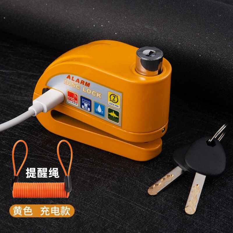 Cerradura de válvula con alarma de carga Cerradura de alarma antirrobo Cerradura de bicicleta Cerradura de válvula de batería Cerradura de válvula de nuevo tipo Cerradura de válvula de alarma