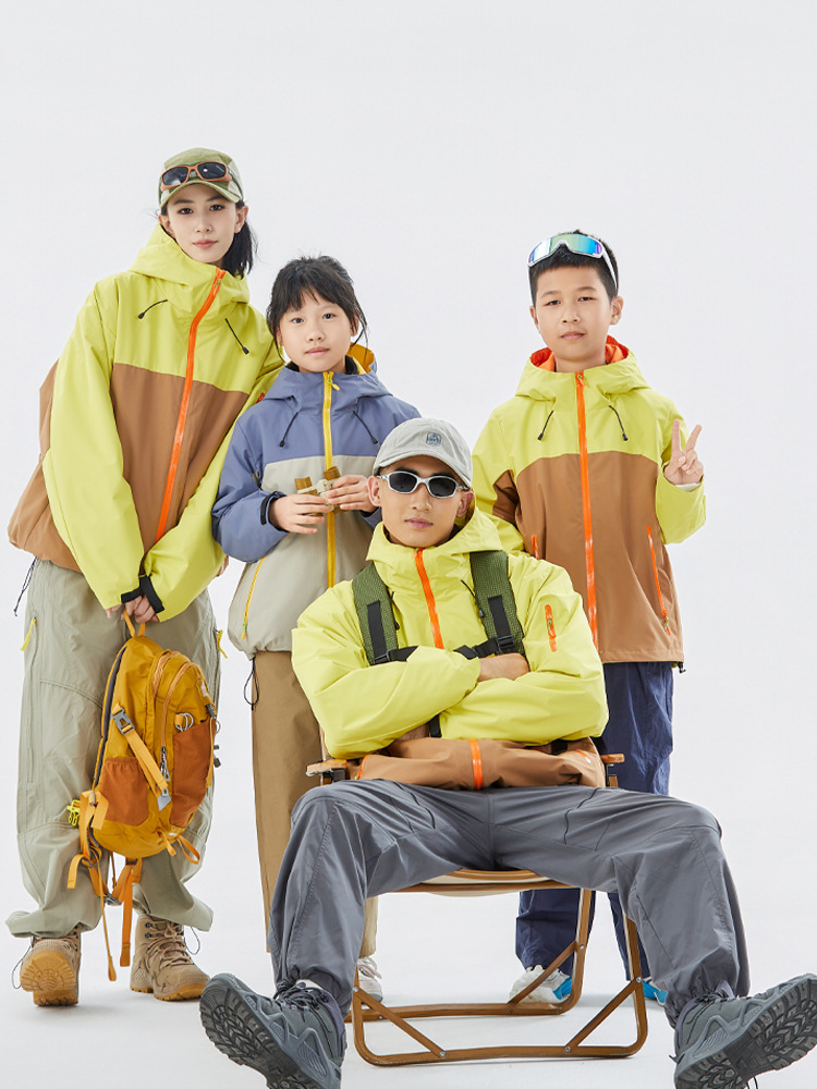 Travel children's waterproof windproof climbing jacket for men and…