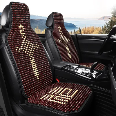 Seat cushion, seat cover Butt Cushion, Truck Seat Single Cushion - fu-character-coffee-color-1-square-cushion-1-backrest