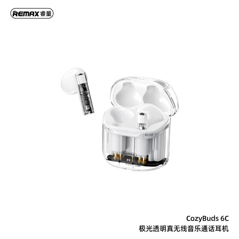 REMAX 透明マシンワイヤレス Bluetooth ヘッドセットノイズリダクションイヤフォン tws ヘッドセットゲーム低遅延長いバッテリー寿命|undefined