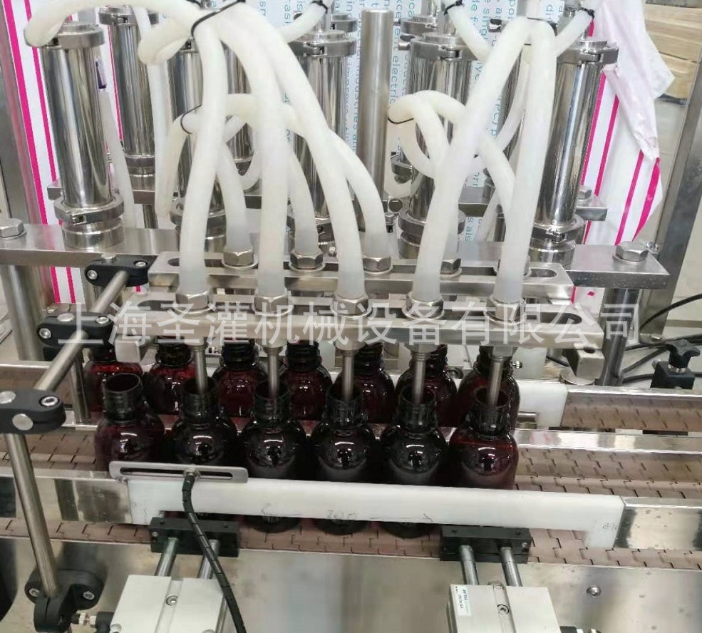 100ml口服液糖浆灌装生产线全自动口服液塑料瓶灌装机敷料灌装机