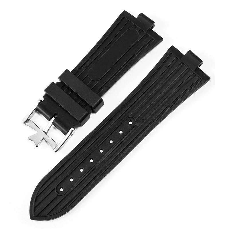 Spot wholesale suitable for all over the world 47450 49150 47040 silicone watch strap men's protruding mouth 8mm