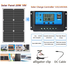 �羳20W Solar Panel Kit Complete���Թ����30A��������װ˫USB
