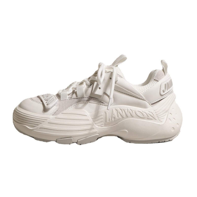 Hässliche süße Papa-Schuhe mit dicker Sohle für Damen im Frühjahr und Sommer, neues Nischendesign, lässig, alle Match-Turnschuhe, kleine weiße Schuhe_voghion.com