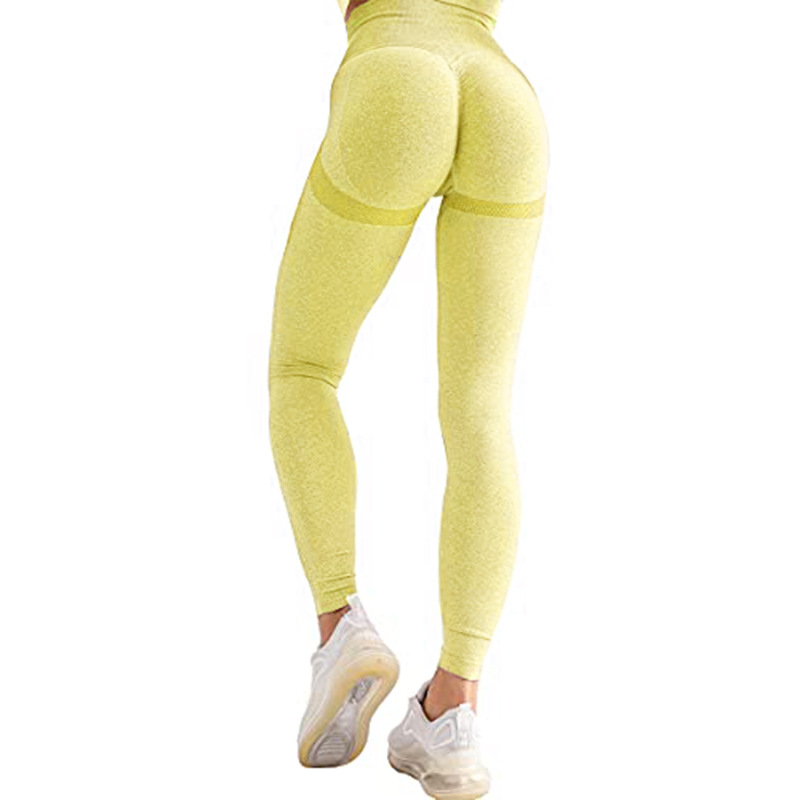 Pantalones de yoga de cadera de melocotón sin costuras para mujer, talla grande, cara sonriente, deportes, fitness, leggings, pantalones ajustados