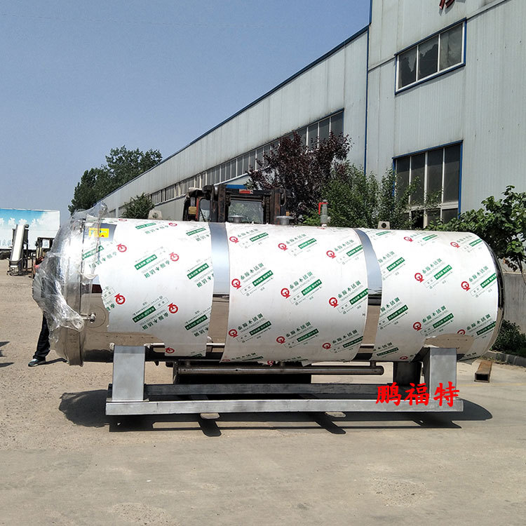 蒸汽式旋转杀菌锅、八宝粥杀菌锅、鱼罐头杀菌锅