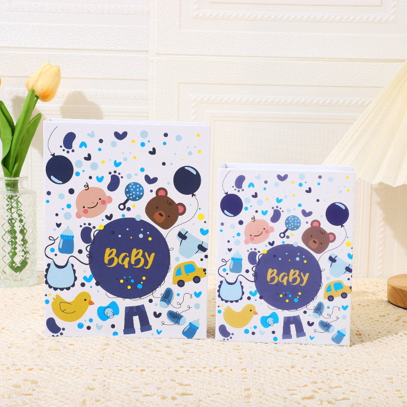 Oucai New Product 5-Inch 200-Page Insert-Type Family Photo Album Paper-Covered Photo Album In-Stock Wholesale Cross-Border