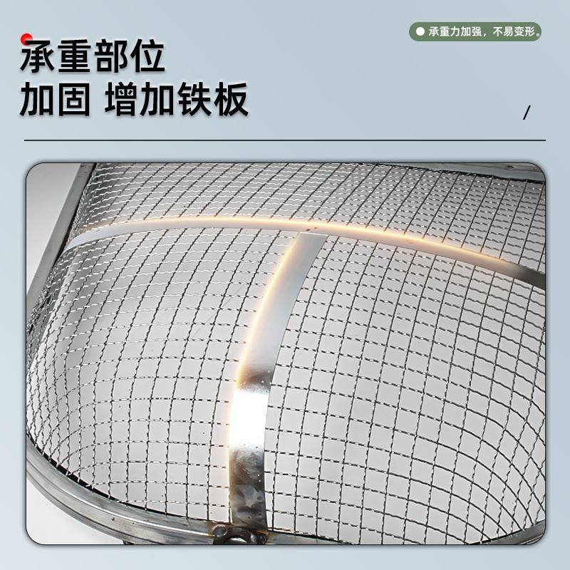 玉米板栗花生筛土神器漏土粮食铲筛子农用簸箕工具不锈钢筛沙谷物