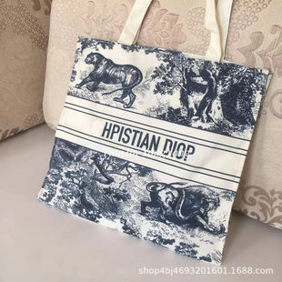 Handheld one-shoulder bag, shopping bag for mother and baby, cotton and linen