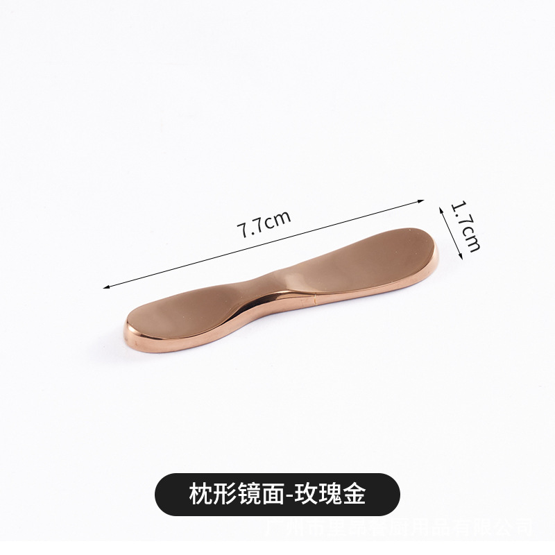 베개 거울 로즈 골드