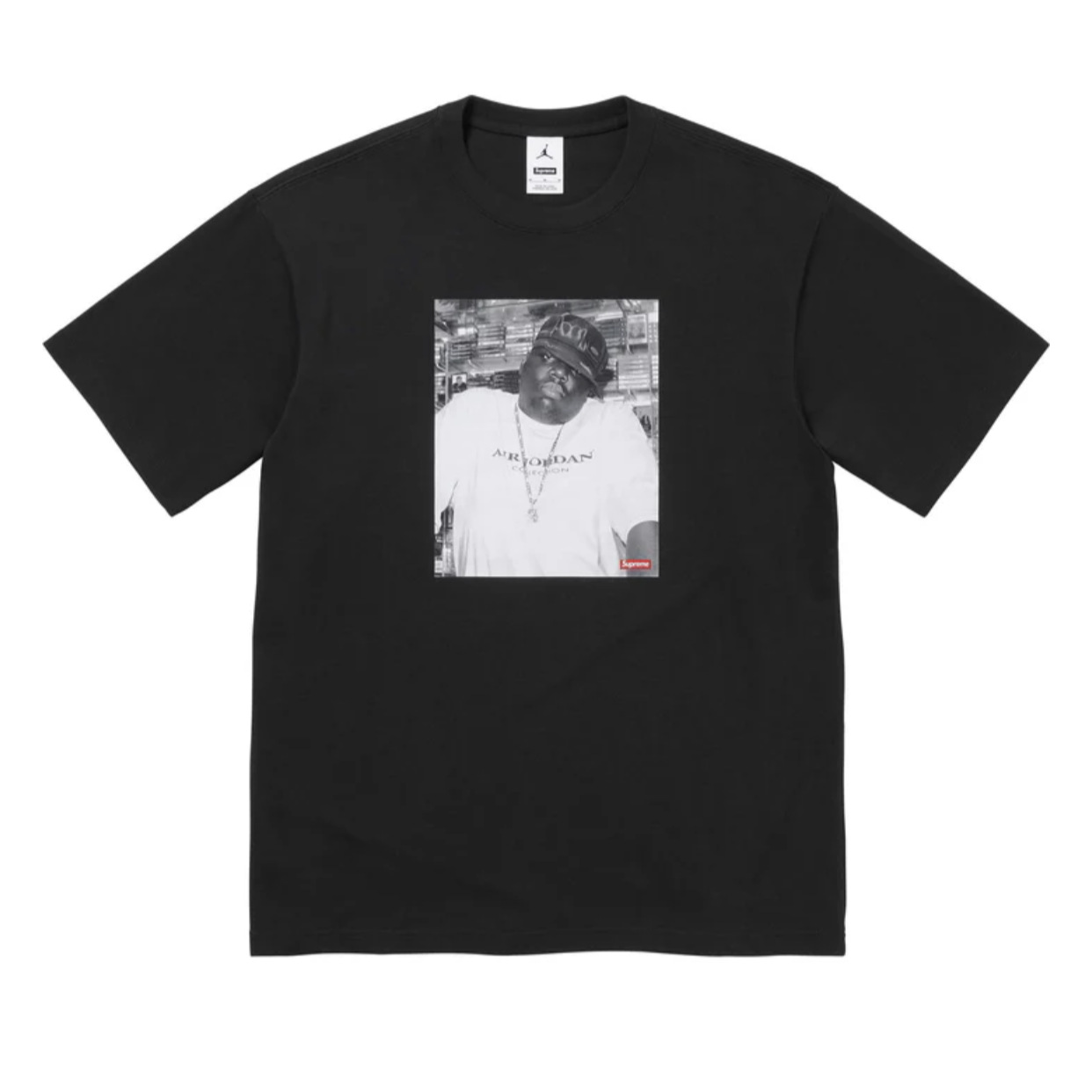 Supreme Jordan The Notorious B.I.G. T-shirt Black