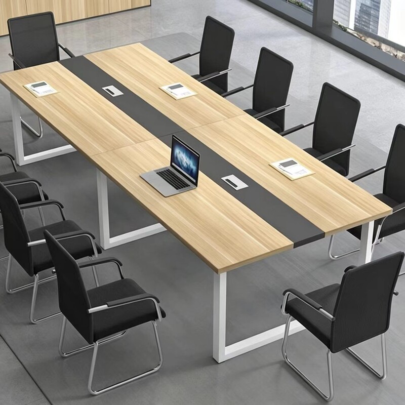 Office Desk, Conference Table, Simple Modern Table, Office Desk and Chair Combination, Employee Training Workbench, Negotiation Table