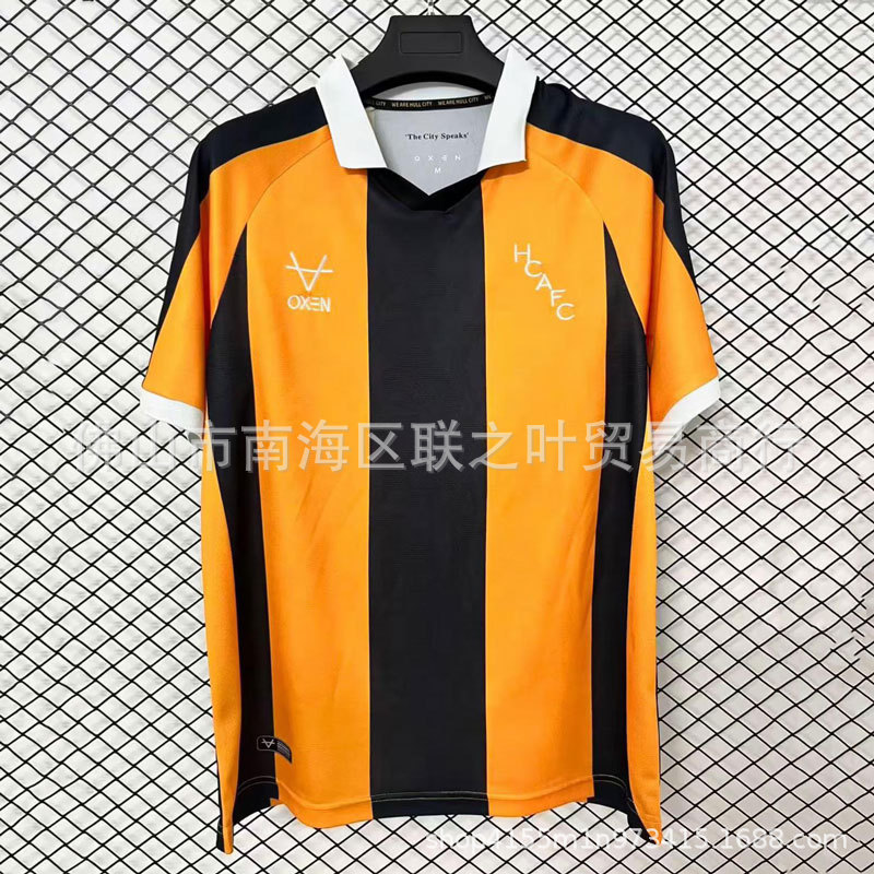 26-27 New Model Championship Hull Home and Away Goalkeeper Short-Sleeve Sports Football Jersey 26-27 New Model Championship Hull Home and Away Goalkeeper Short-Sleeve Sports Football Jersey