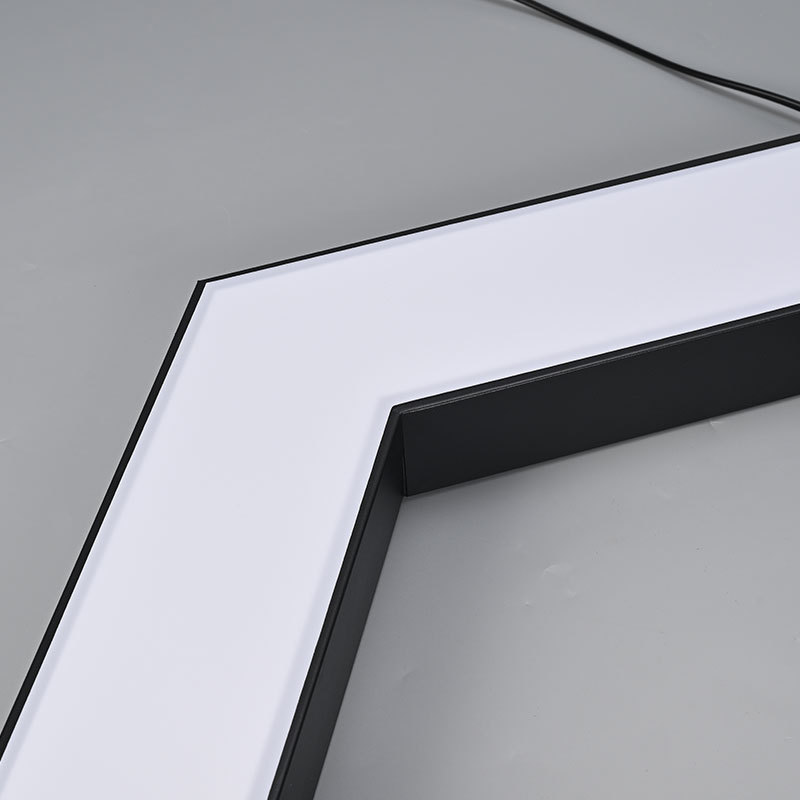 LEDオフィス中空六角形ショッピングモールジムインターネットカフェスーパーマーケットオフィスビル吊り下げ照明商業用省エネ|undefined