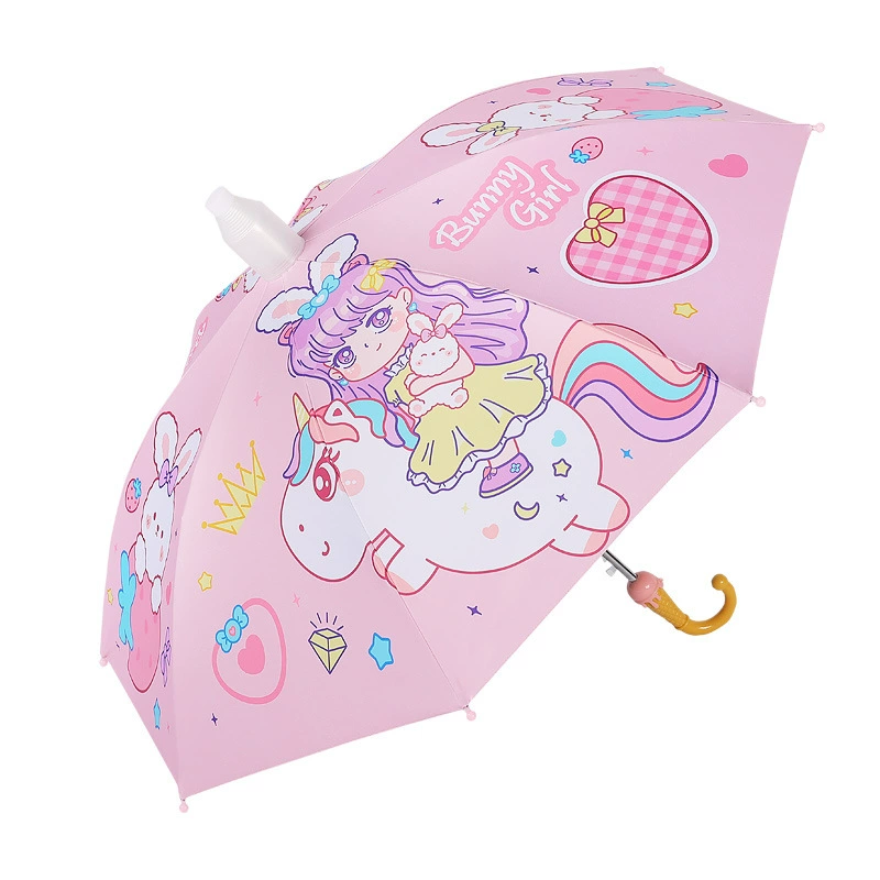 Waterproof automatic cute cartoon umbrella for elementary school students for men and women