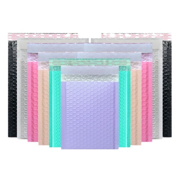 Color bubble bag naked pink co -squeezed film bubble envelope…
