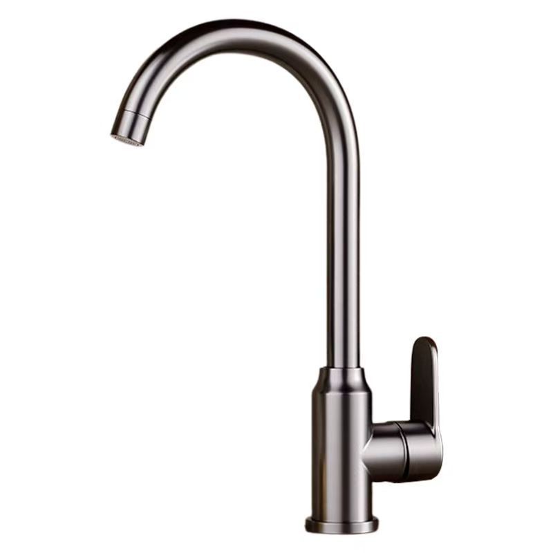 lavabo en frío de alta calidad gran grifo de curva balcón lavabo anti-splash grifo doméstico image 6