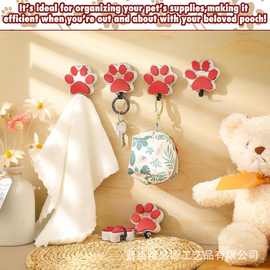 木质壁挂墙上衣帽钩卡通形状浴室毛巾钩客厅进门钥匙帽子挂钩