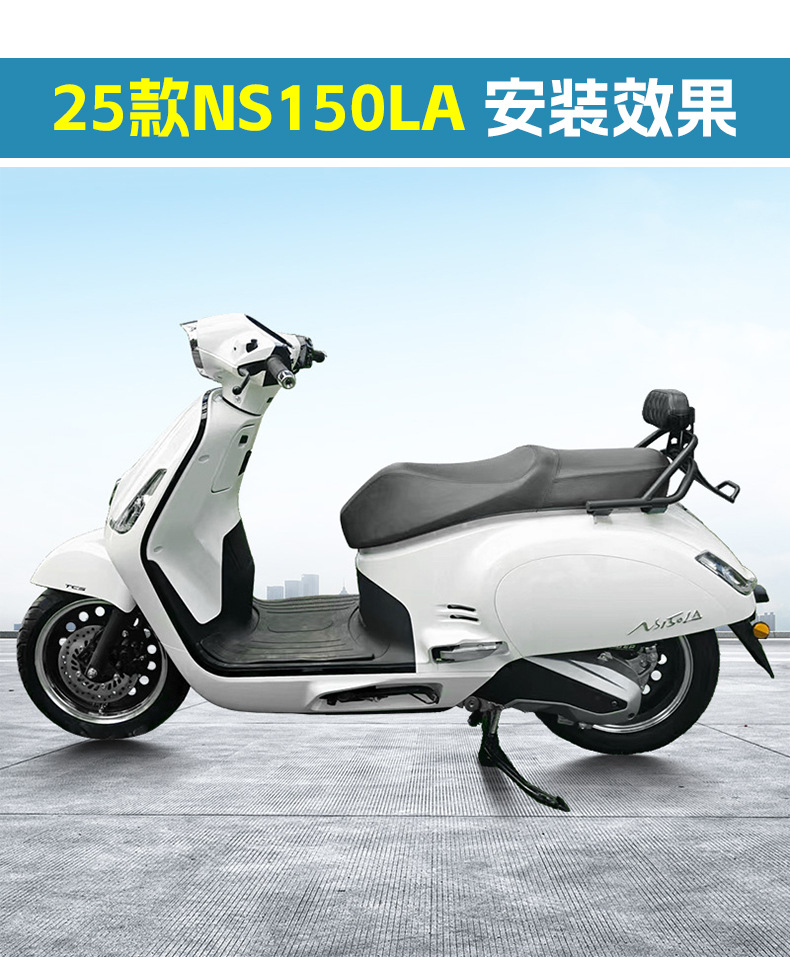 Suitable for 25 Models of New Asia Honda Ns125La Rear Backrest Ns150La Retro Seat Cushion Tail Rack Shelf