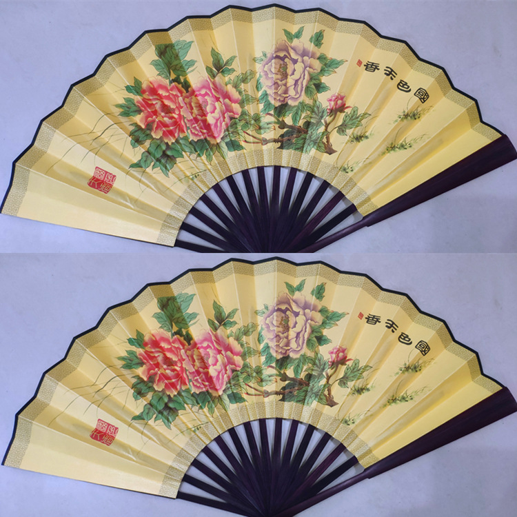 10 인치 양면 모란