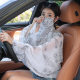Summer sunscreen shawl ice silk chiffon mask girls UV veil suit driving cycling mask wholesale